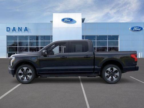 Agate Black Metallic 2025 Ford F-150 Lightning Platinum