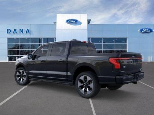 Agate Black Metallic 2025 Ford F-150 Lightning Platinum
