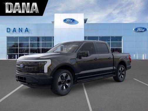 Agate Black Metallic 2025 Ford F-150 Lightning Platinum