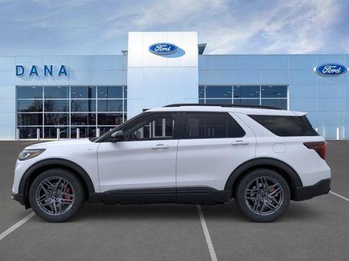 Space White Metallic 2026 Ford Explorer ST-Line