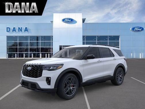 Space White Metallic 2026 Ford Explorer ST-Line