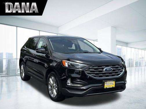 Agate Black Metallic 2023 Ford Edge Titanium