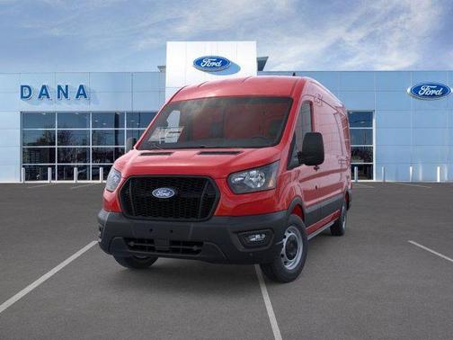 Race Red 2026 Ford Transit-250 148 WB Medium Roof Cargo