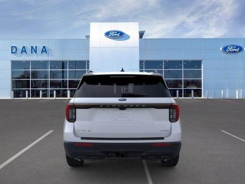 Space White Metallic 2026 Ford Explorer Active