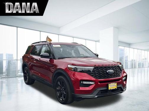Rapid Red Metallic Tinted Clearcoat 2023 Ford Explorer ST