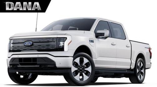 Star White 2025 Ford F-150 Lightning Platinum Truck