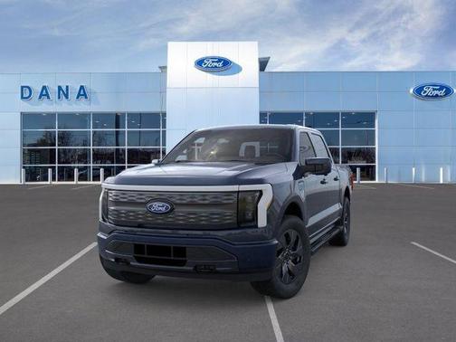 Antimatter Blue Metallic 2025 Ford F-150 Lightning LARIAT