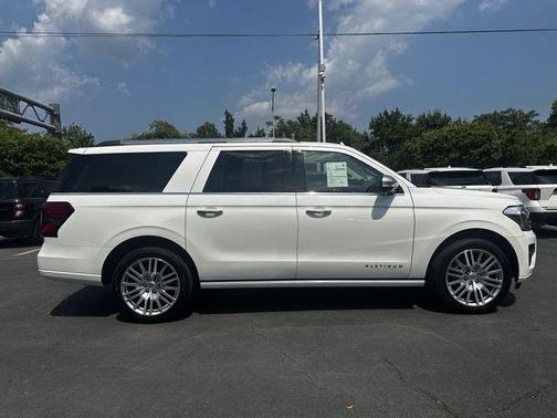 White Metallic 2024 Ford Expedition Max Platinum