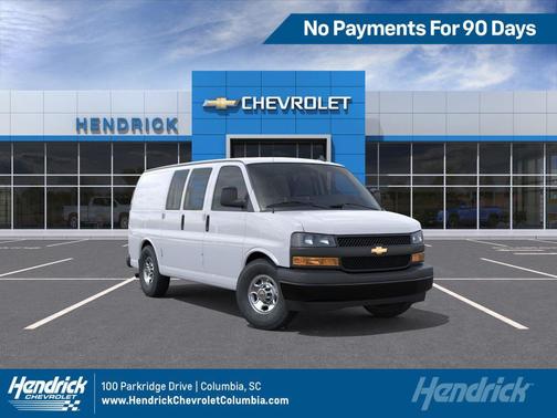 Summit White 2025 Chevrolet Express 2500 LT