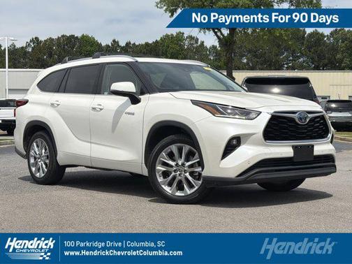 Blizzard Pearl 2021 Toyota Highlander Hybrid Limited
