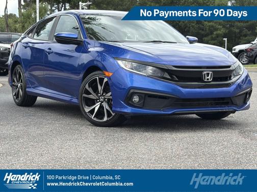 AEGEAN BLUE METALLIC [BLUE] 2021 Honda Civic Sport