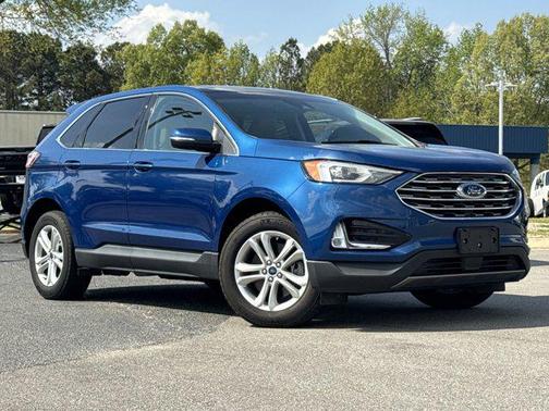 Atlas Blue Metallic 2020 Ford Edge SEL