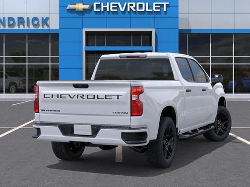 Summit White 2026 Chevrolet Silverado 1500 Custom