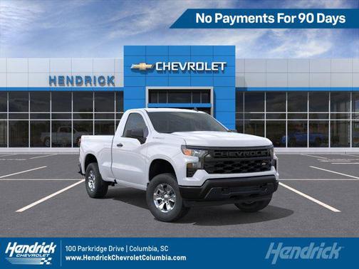 Summit White 2026 Chevrolet Silverado 1500 WT