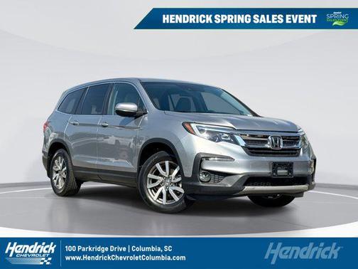 Lunar Silver Metallic 2020 Honda Pilot 2WD EX-L