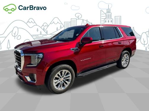 Volcanic Red Tintcoat 2023 GMC Yukon SLE