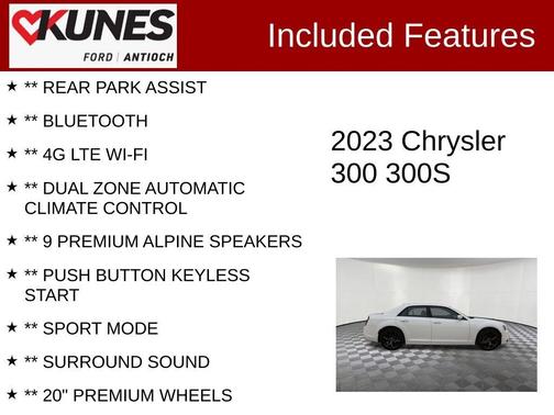 2023 Chrysler 300 S