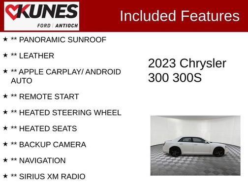 2023 Chrysler 300 S