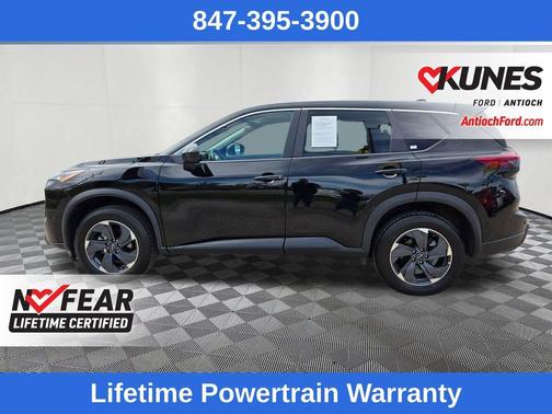 Black 2025 Nissan Rogue SV