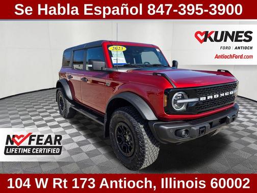 Hot Pepper Red Metallic Tinted Clearcoat 2023 Ford Bronco Wildtrak