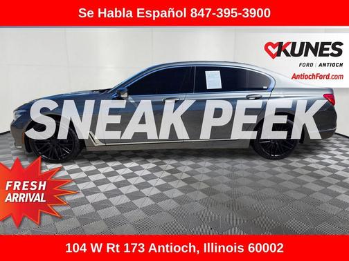 Gray Metallic 2016 BMW 750 i xDrive