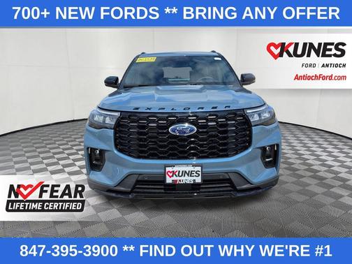 Vapor Blue Metallic 2026 Ford Explorer ST-Line