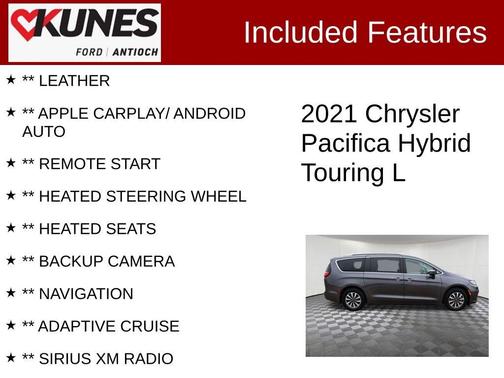 2021 Chrysler Pacifica Hybrid Touring L