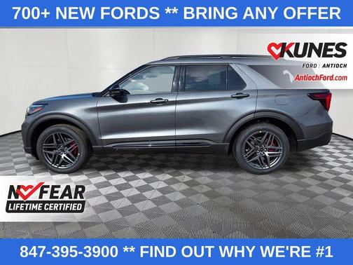 Carbonized Gray Metallic 2026 Ford Explorer ST-Line
