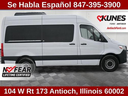 White 2024 Mercedes-Benz Sprinter 2500 144 WB Standard Roof Passenger