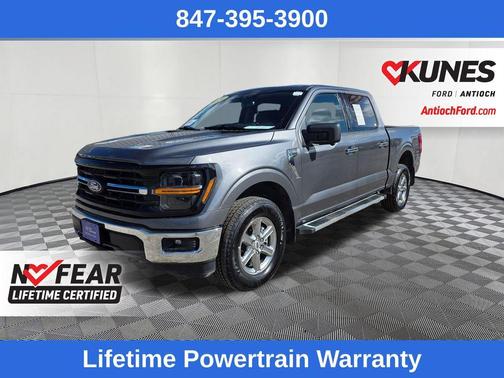 Gray 2024 Ford F-150 XLT