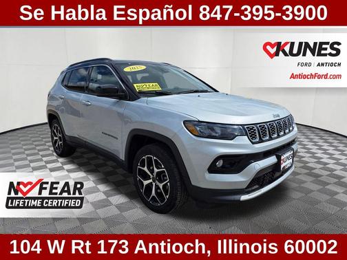 Silver Zynith 2025 Jeep Compass Limited