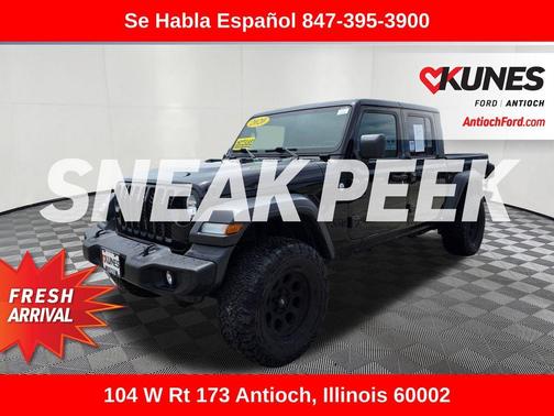 Black Clearcoat 2020 Jeep Gladiator Sport