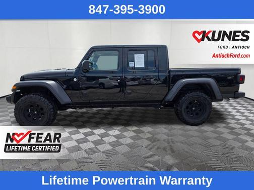 Black Clearcoat 2020 Jeep Gladiator Sport