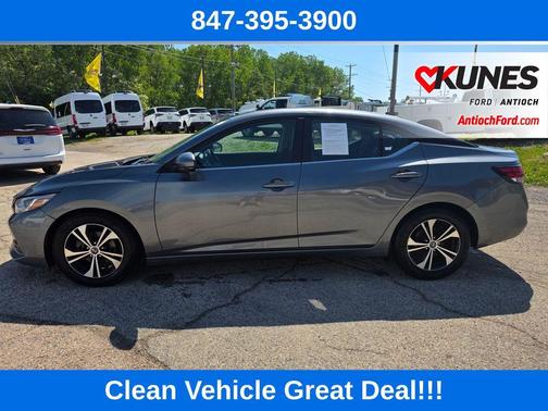 Gun Metallic 2020 Nissan Sentra SV