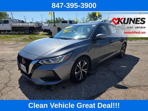 Gun Metallic 2020 Nissan Sentra SV
