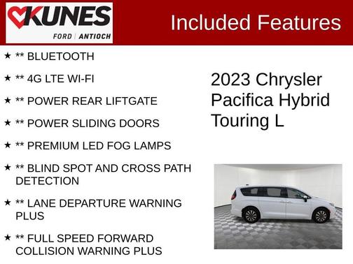 2023 Chrysler Pacifica Hybrid Touring L