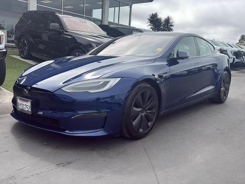 Deep Blue Metallic 2021 Tesla Model S Long Range