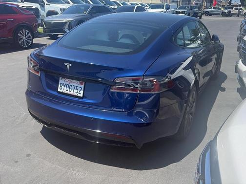 Deep Blue Metallic 2021 Tesla Model S Long Range