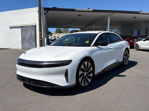 Stellar White 2025 Lucid Air Touring