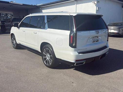 Crystal White Tri-Coat 2022 Cadillac Escalade ESV Premium Luxury Platinum