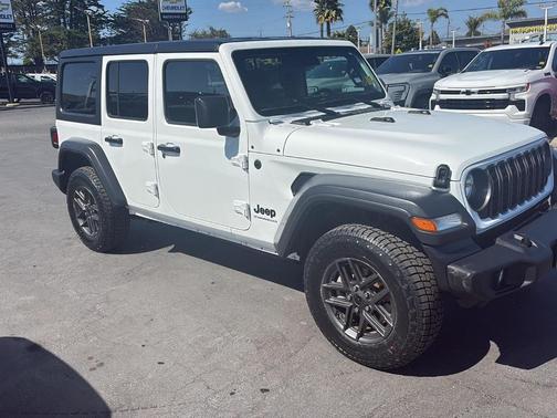 Bright White Clearcoat 2025 Jeep Wrangler Sport