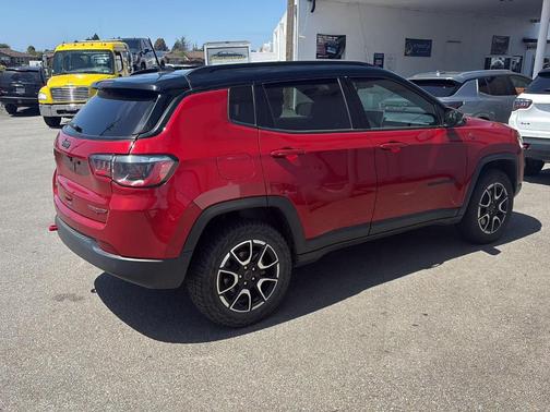 Red 2025 Jeep Compass Trailhawk