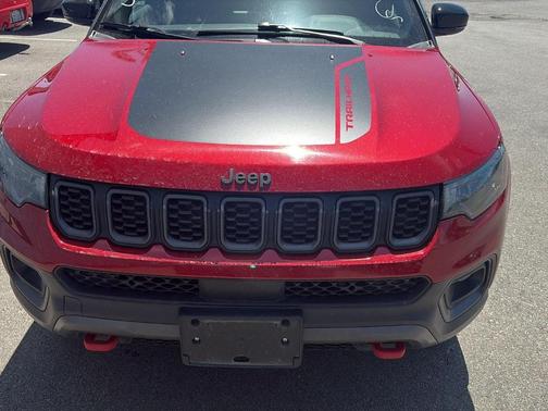 Red 2025 Jeep Compass Trailhawk