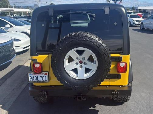 Solar Yellow Clearcoat / Black Hard Top 2006 Jeep Wrangler Rubicon