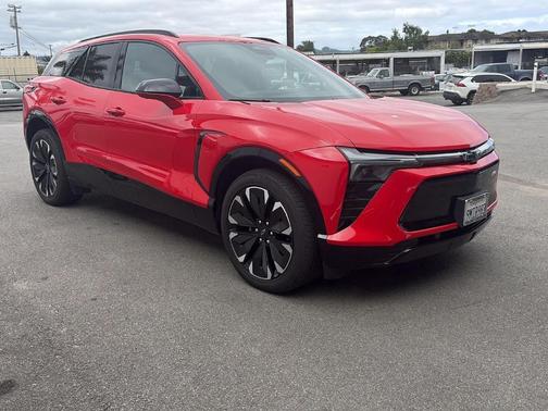 Red 2024 Chevrolet Blazer EV eAWD RS