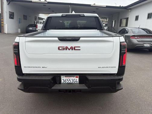 Summit White 2026 GMC Sierra EV Elevation