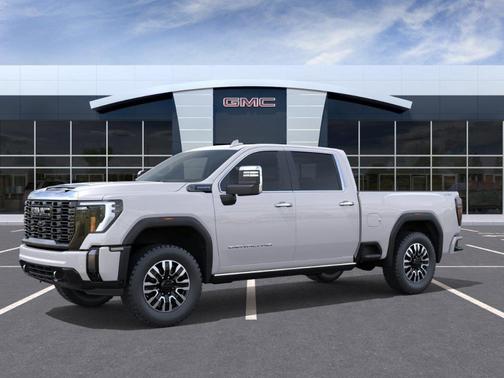 White Frost Tri-Coat 2024 GMC Sierra 2500 Denali Ultimate