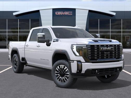 White Frost Tri-Coat 2024 GMC Sierra 2500 Denali Ultimate