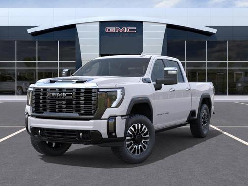 White Frost Tri-Coat 2024 GMC Sierra 2500 Denali Ultimate