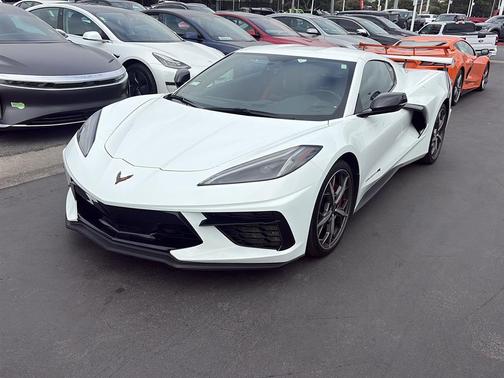 Arctic White 2023 Chevrolet Corvette Stingray w/1LT